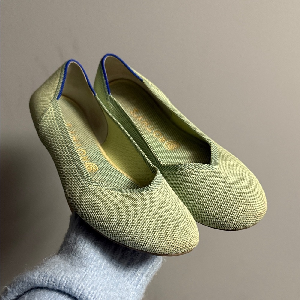 Rothy's Retired Mint Green Women's Ballet Flats